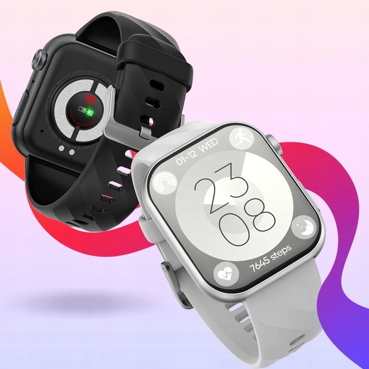 SMARTWATCH Z FUNKCJĄ POMIARU CUKRU GLUKOZA AMOLED MT500 CIŚNIENIE MENU Pl