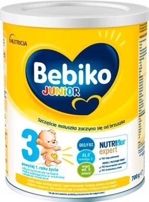 Bebiko Junior Odżywcza formuła na bazie mleka