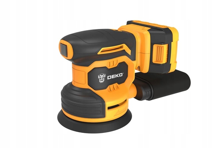 SZLIFIERKA OSCYLACYJNA MIMOŚRODOWA AKUMULATOROWA REGULACJA AKUMULATOR DEKO