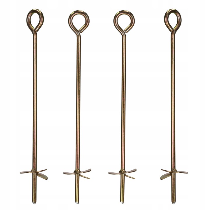 KOTWY MOCUJĄCE DO TRAMPOLINY PASY ZESTAW METALOWE UNIWERSALNE KOMPLET HAKÓW