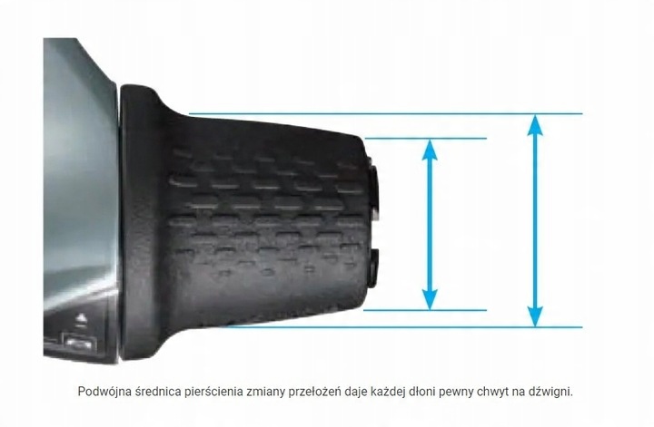 MANETKI SHIMANO SL-RS35 3x7 INDEX KOMPLET + LINKI