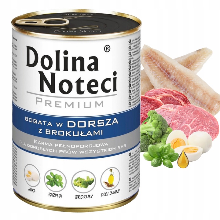 DOLINA NOTECI Premium Mix Smaków karma dla psa mokra 24 x 400g bezzbożowa
