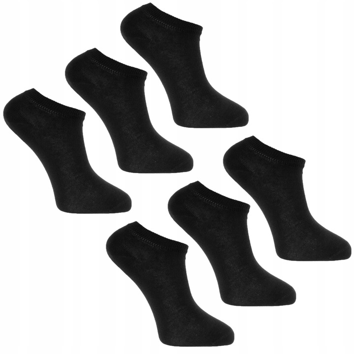 12x Niskie Skarpetki Męskie Stopki Skarpety Bawełniane Czarne MORAJ 39-42