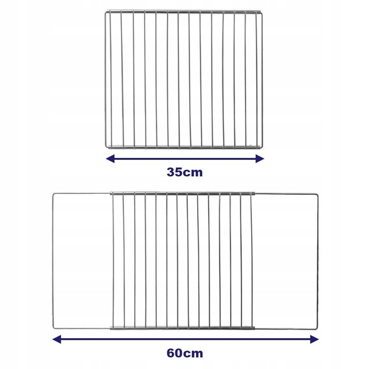 Ruszt DO PIEKARNIKA regulowany uniwersalny kratka do pieczenia