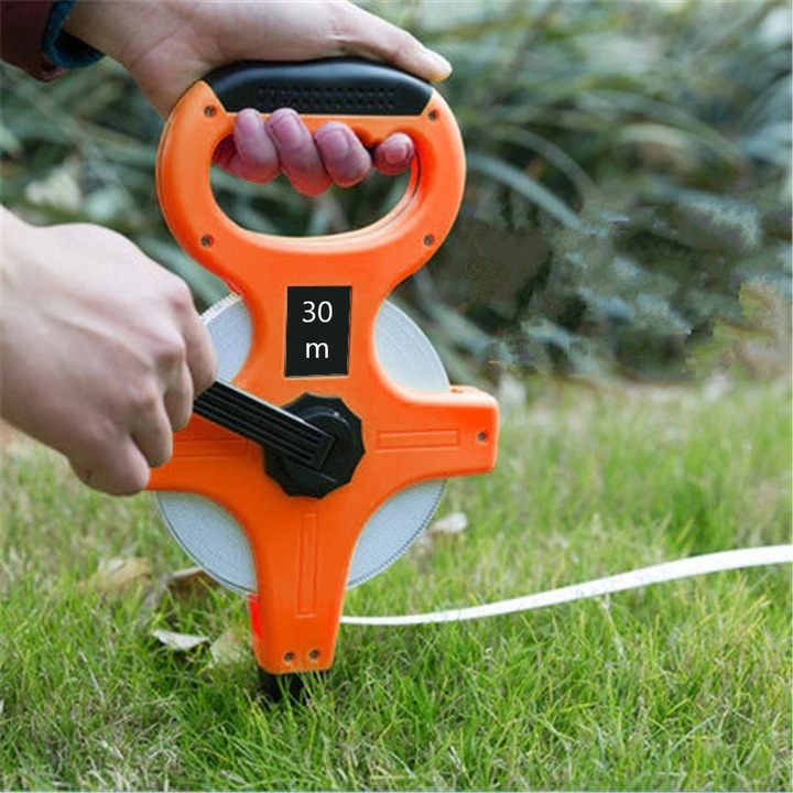 MIARA TAŚMA MIERNICZA METRÓWKA TAŚMOWA ZWIJANA MIARKA Z UCHWYTEM