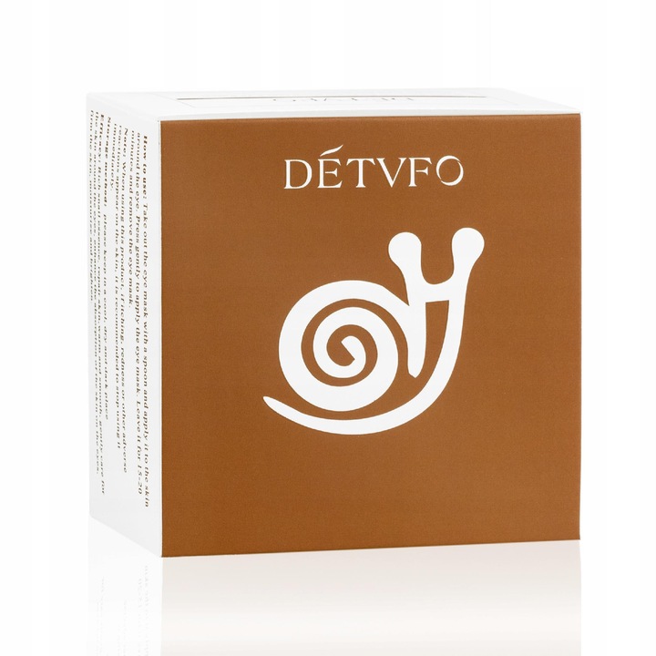 Płatki HYDROŻELOWE pod oczy MASECZKA ze ŚLUZEM ŚLIMAKA brąz 100g