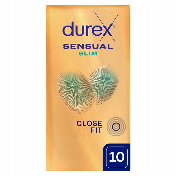 Prezerwatywy DUREX SENSUAL SLIM super cienkie przylegające INVISIBLE 10 szt