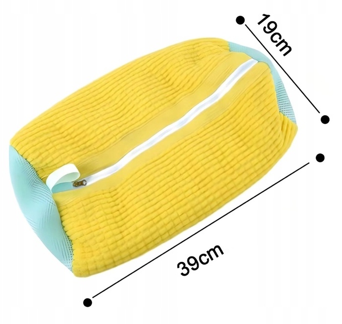 Worek do prania butów do prania źółty z mikrofibrą