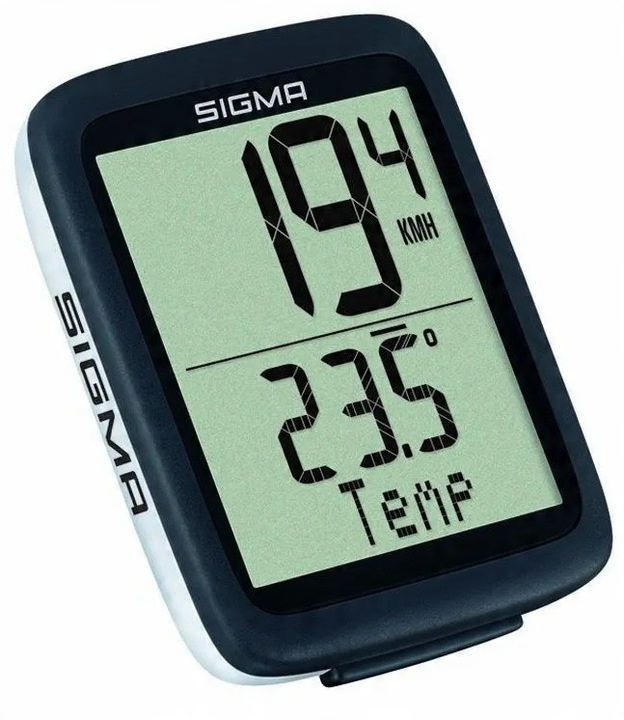 MARKOWY LICZNIK ROWEROWY SIGMA 10.0 IPX8 POLSKIE MENU TERMOMETR START/STOP