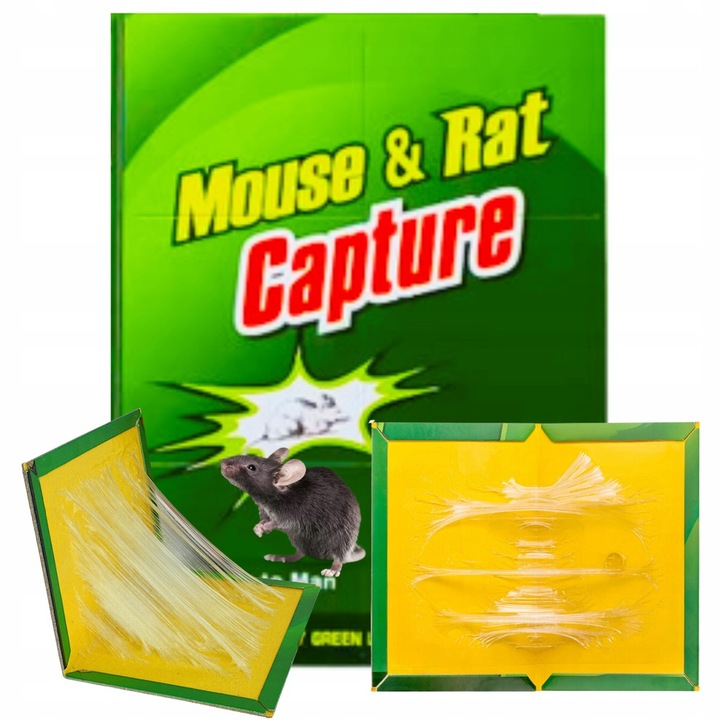 30x SILNY LEP NA MYSZY PUŁAPKA Z KLEJEM ŁAPKA SZCZURY MYSZOŁAPKA