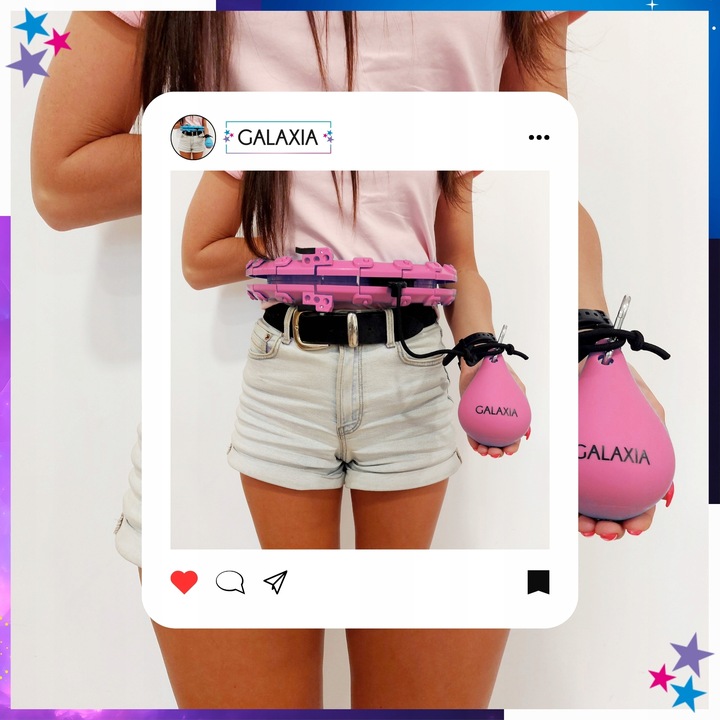 HULA HOP Z OBCIĄŻENIEM Odchudzające Obciążnikiem Smart z Wypustkami HULAHOP