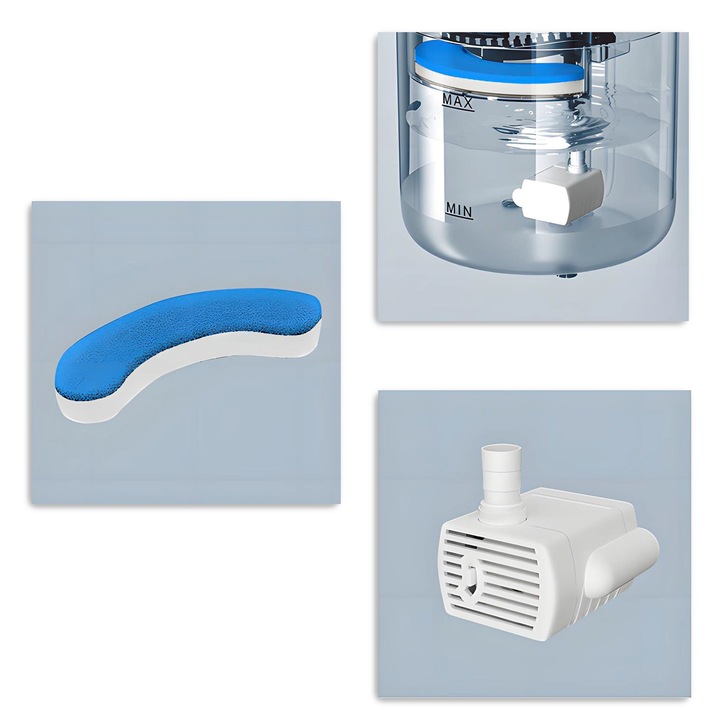 Poidełko Fontanna dla Kota Psa Wodna Miska Wodopój Filtr Czyszczący 2,5L