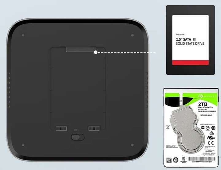 HUB Adapter 12w1 HDMI 4k USB-C SSD USB 3.0 Jack 3,5mm VGA SD/TF do Mac Mini