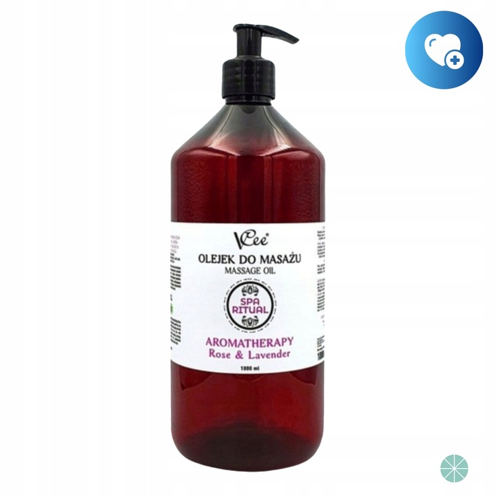 OLEJEK DO MASAŻU NATURALNY WEGAŃSKI VCEE ROSE&LAVENDER 1000ML