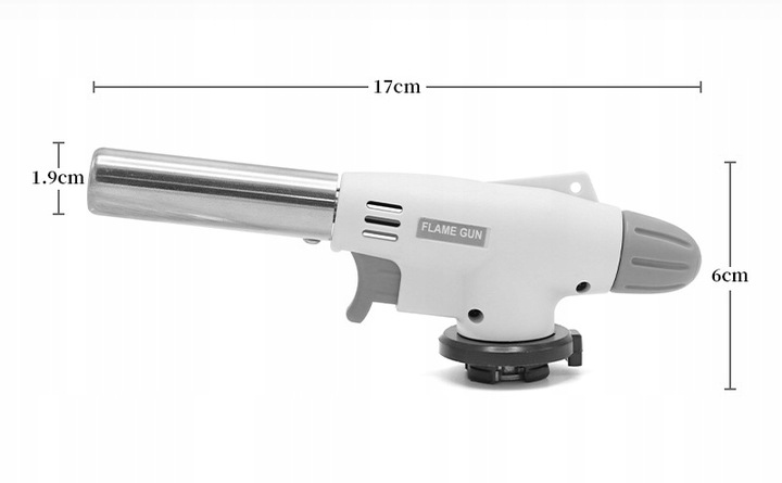 Palnik gazowy 1230 W + 6 × Kartusz gazowy 400 ml 227 g