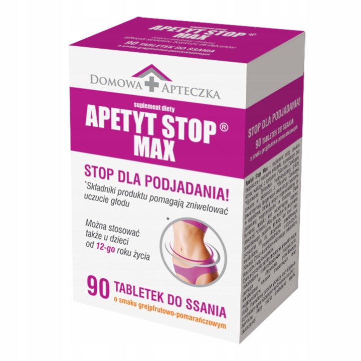 Apetyt Stop MAX 90 TABLETEK ODCHUDZANIE Garcinia Cambogia Suplement Diety