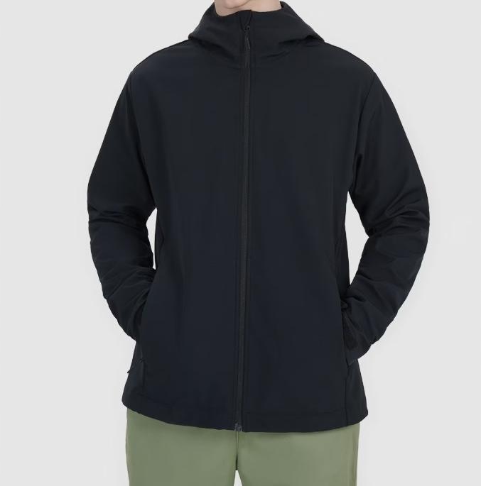 Kurtka męska 4F wiatrówka SOFTSHELL z kapturem r. M