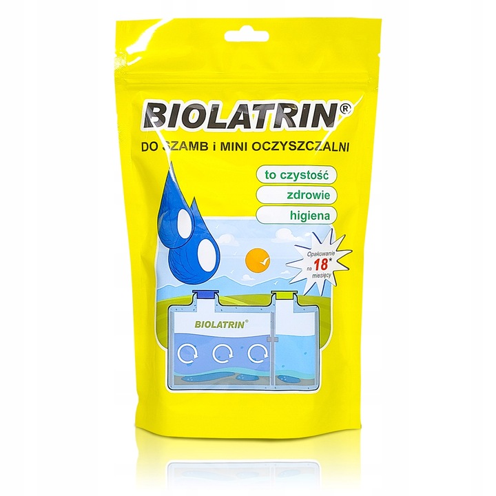 BIOLATRIN do szamb i oczyszczalni na 2 lata SILNE BAKTERIE DO SZAMBA