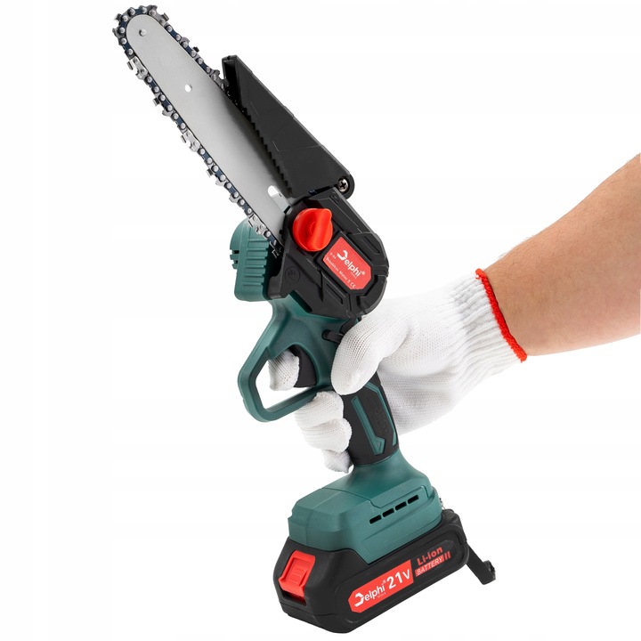 PIŁA ŁAŃCUCHOWA AKUMULATOROWA PILARKA 6" 2x AKUMULATOR 21V 2x Łańcuch