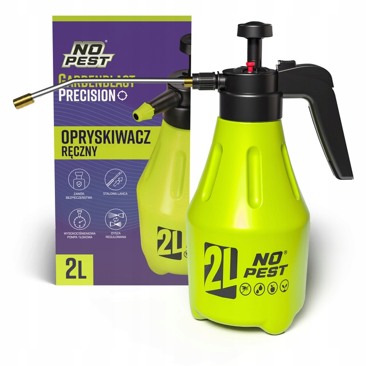OPRYSKIWACZ CIŚNIENIOWY NO PEST GARDENBLAST PRECISION 2L Z REGULOWANĄ
