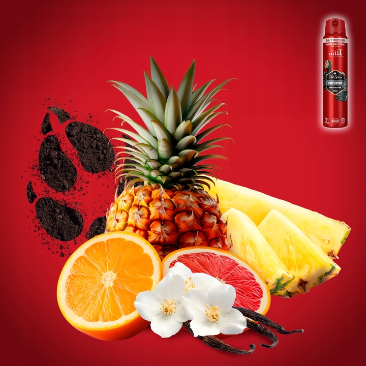 Old Spice Wolfthorn Dezodorant męski w sprayu, 6 x 250ml