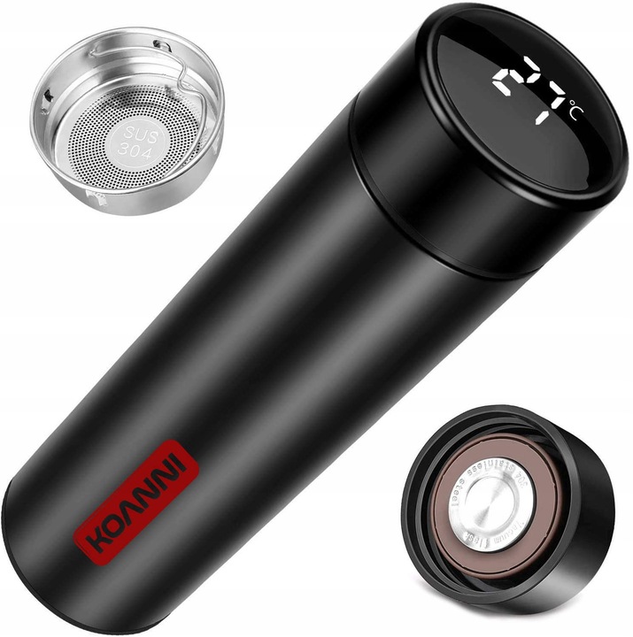 TERMOS SMART KUBEK TERMICZNY BUTELKA LED 500ml