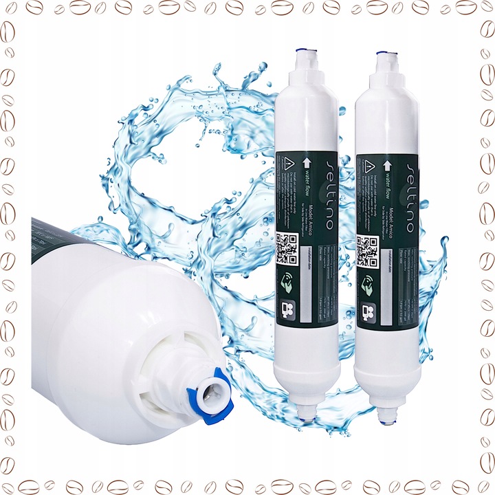 2x Filtr wody Seltino Amico do lodówki Samsung SIDE BY SIDE ZAMIENNIK