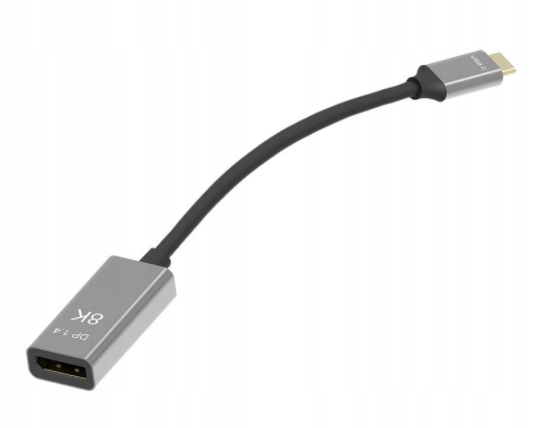 Kabel Adapter USB-C DisplayPort 1.4 8K 5K 4K Display Port Żeński 144 240Hz