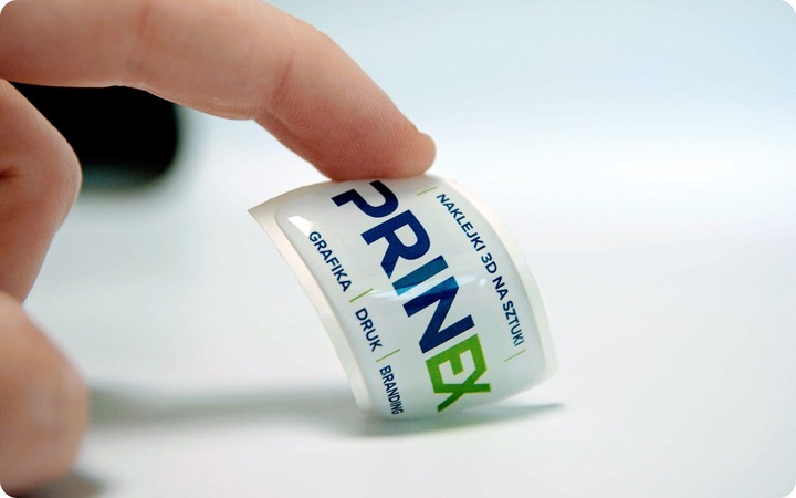 Wypukłe naklejki 3D PREMIUM - 100szt / do 10cm2