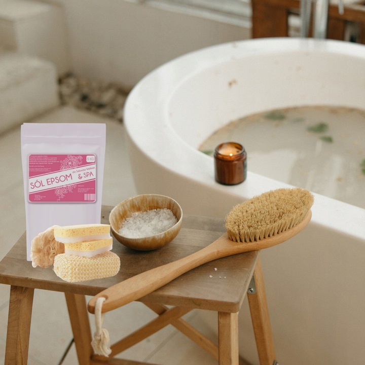 SÓL EPSOM Siarczan Magnezu SÓL GORZKA RZYMSKA Jakość PREMIUM 2x 5kg = 10kg