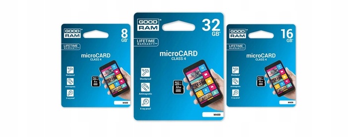 KARTA GOODRAM MICRO SD 8GB PAMIĘCI + ADAPTER SD