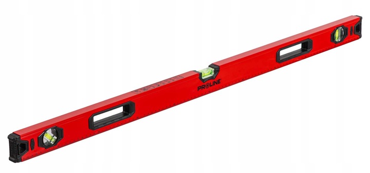 Poziomnica z uchwytami alum. 100cm 1m 3 lib. 1mm/1m STANDARD Proline