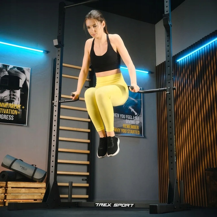 Drążek stacjonarny do podciągania poręcze do ćwiczeń dipów 300kg Trex
