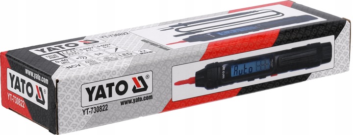 MIERNIK CYFROWY YATO UNIWERSALNY SMART AUTOMATYCZNY LCD 4000 TRUE RMS NCV