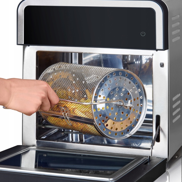 Kosz obrotowy do frytkownicy HFR 8209 i piekarników |stalowy kosz na