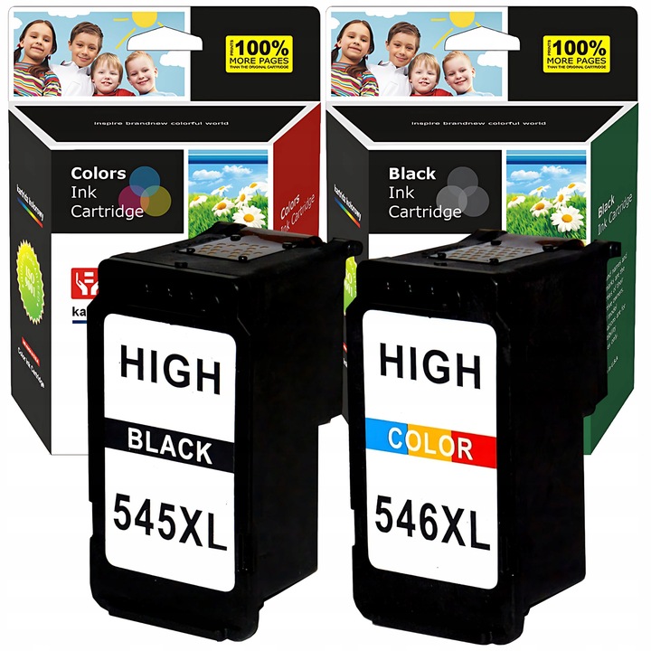 Tusze do Canon PG 545 +546 iP2850 MG2450 2455 2550 2950 TS3350 TS3450 3351