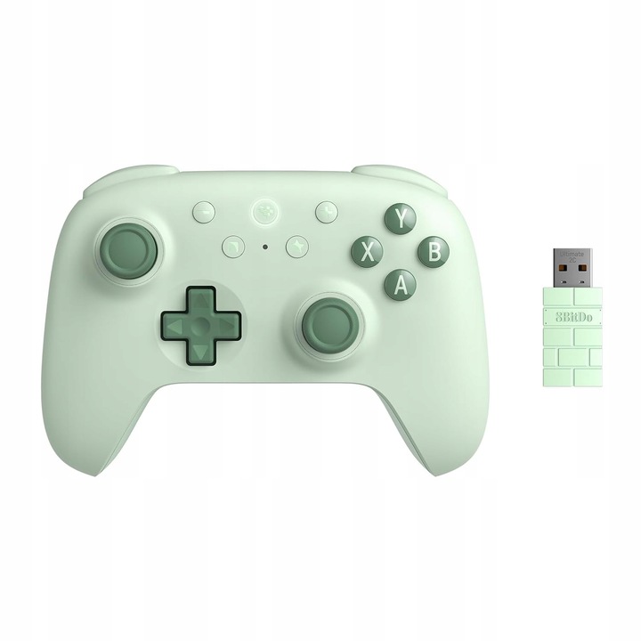 Pad Bezprzewodowy 8Bitdo Ultimate 2C Green Hall Effect 2.4G BT Android PC