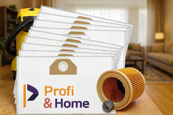 10x WORKI DO ODKURZACZA KARCHER WD3 SE4001 WD2 PLUS KWD3 V17 V15+FILTR