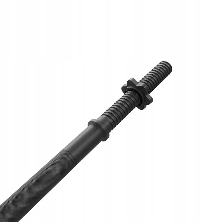 Gryf prosty pełny stalowy sztanga 120 cm 25 mm zaciski Trex Sport