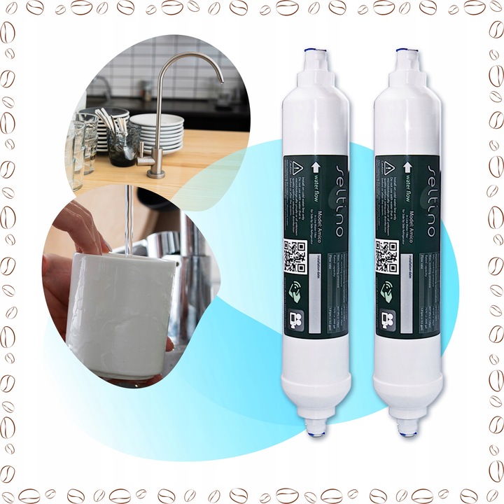 2x Filtr wody Seltino Amico do lodówki Samsung SIDE BY SIDE ZAMIENNIK