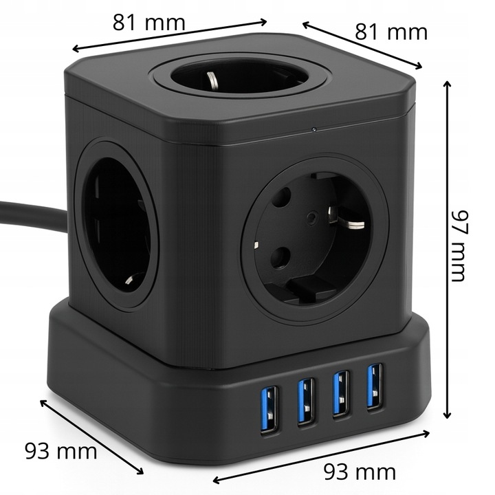 MINI KAMERA WIFI SZPIEGOWSKA UKRYTA W LISTWIE GNIAZDKU ANDROID PODGLĄD