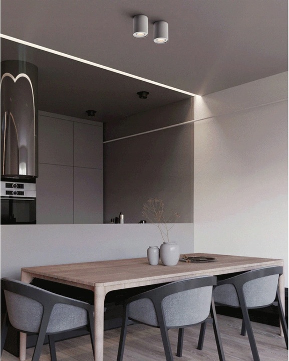 SPOT OPRAWA NATYNKOWA HALOGENOWA SUFITOWA tuba ruchoma na żarówka GU10