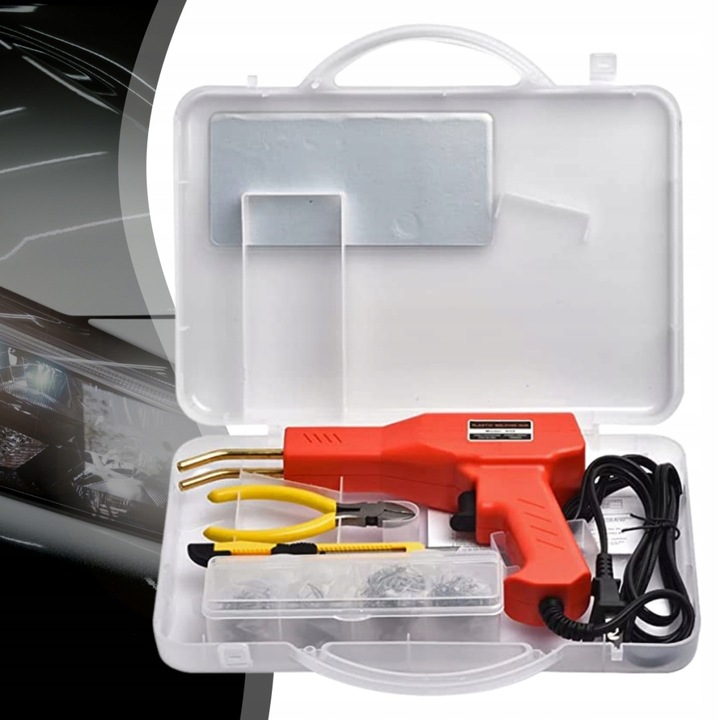 Zestaw Spawarka do Plastiku Zgrzewarka Zszywarka Lutownica do Tworzywa