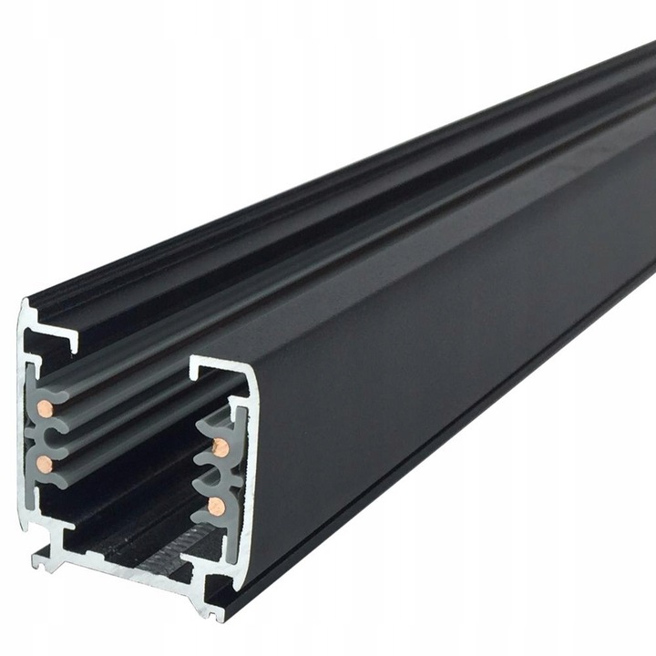Szynoprzewód Oświetleniowy 2 m Czarny 3 Fazowy Szyna Sufitowa 3F