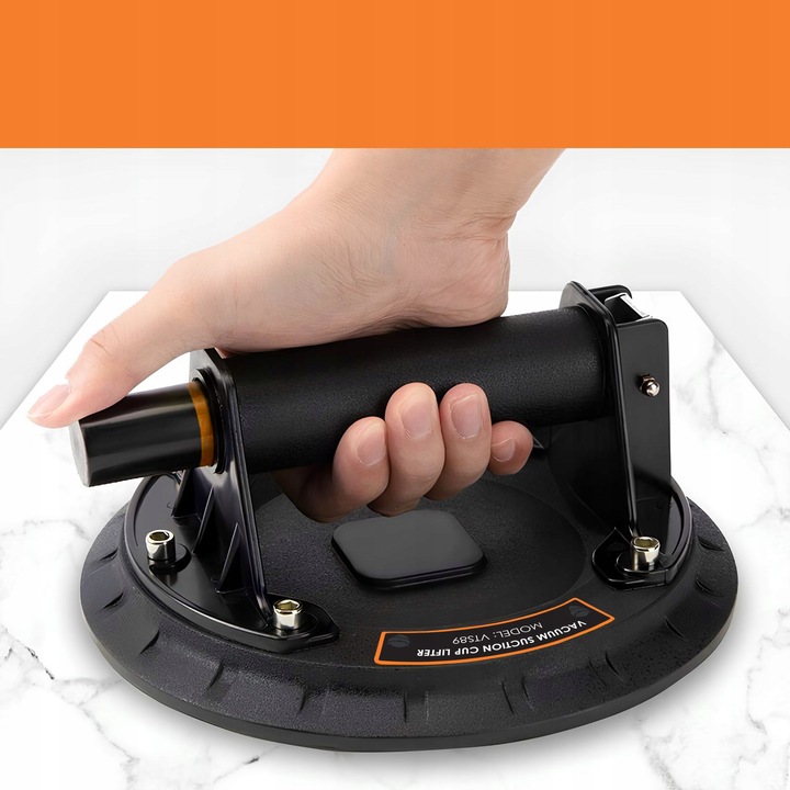 PRZYSSAWKA PRÓŻNIOWA UCHWYT DO PŁYTEK GLAZURY SZYB Z POMPKĄ I