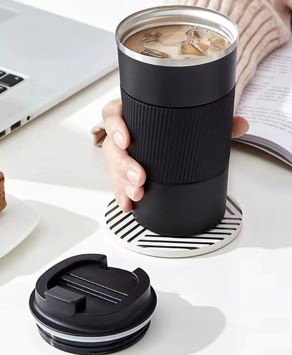 Kubek termiczny butelka termos na kawę ANTYPOŚLIZGOWY HERBATA napój 510ML