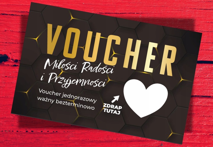 KUPON ZDRAPKI HOT X10 PREZENT NA DZIEŃ CHŁOPAKA MĘŻCZYZN FACETA