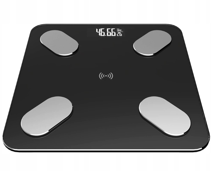 ANALITYCZNA WAGA ŁAZIENKOWA SMART 26w1 BMI+STOLNICA SILIKONOWA 40x50