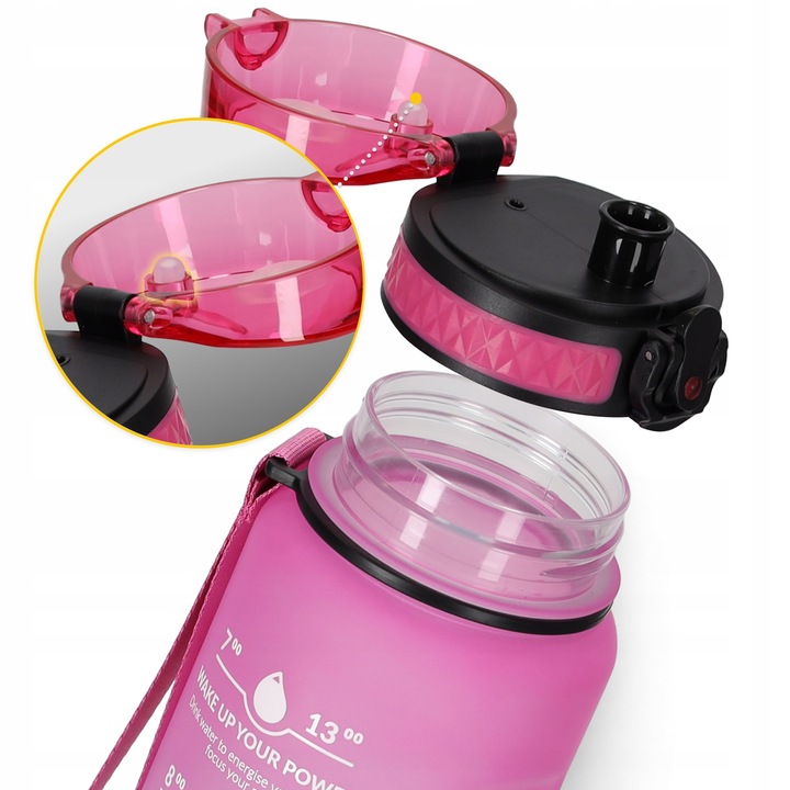 BIDON SPORTOWY SZCZELNA BUTELKA NA NAPÓJ WODĘ SOLIDNA TRITANOWA 1000 ml