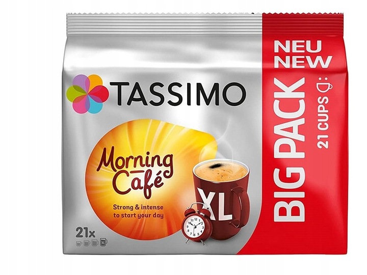 Kapsułki TASSIMO Jacobs Morning Cafe XL 3 x 21 szt